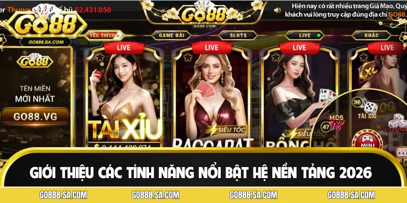 Khám phá các tính năng đặc sắc tại nền tảng game